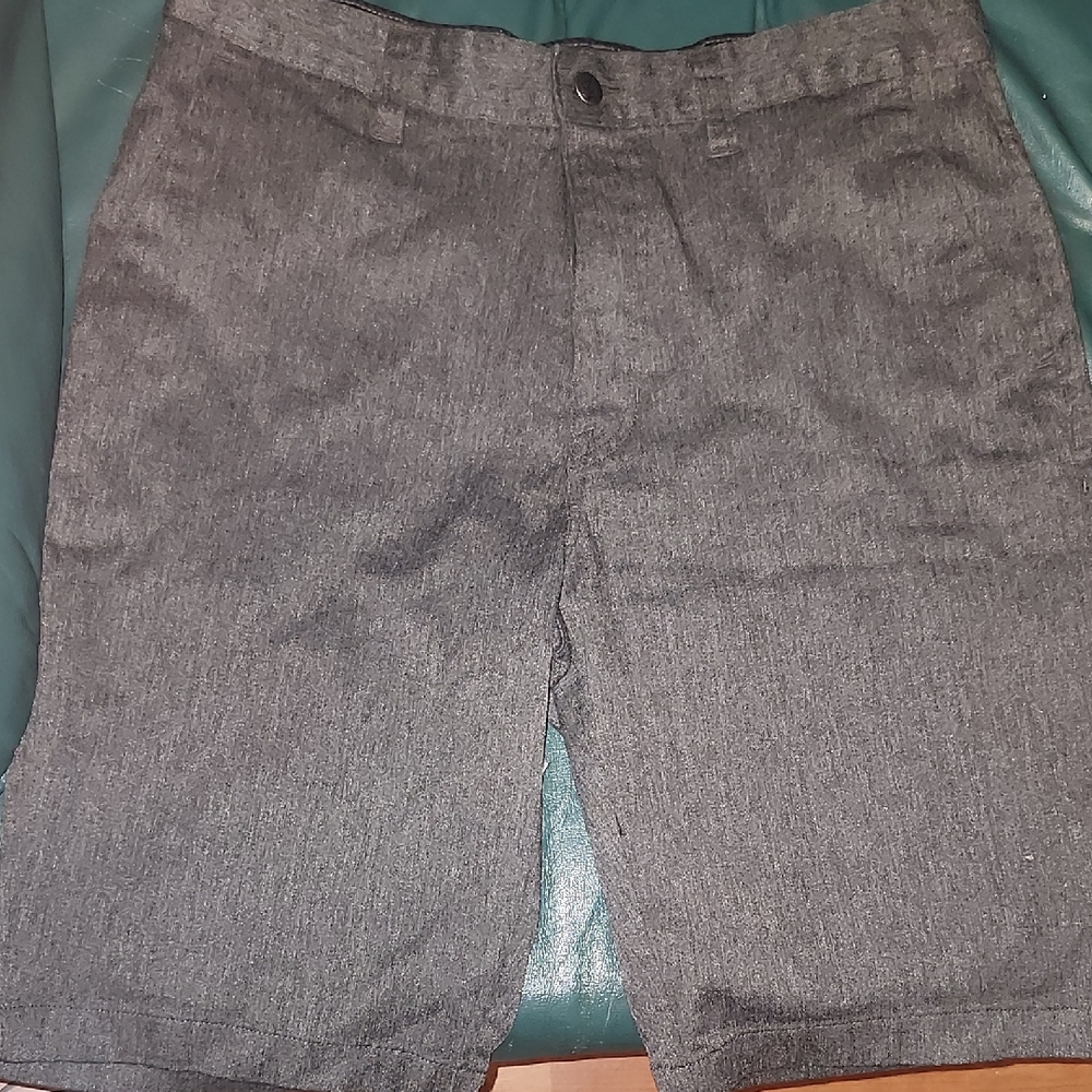 Volcom Charcoal Flat Front Shorts